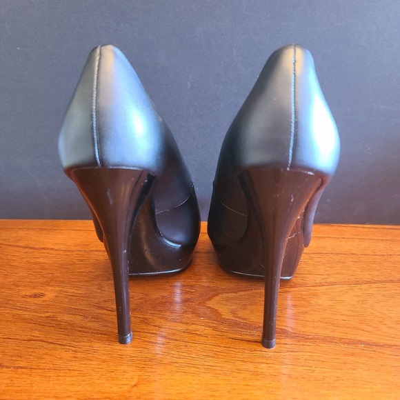 Mango black open toe pump - Picture 2 of 3